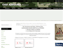 Tablet Screenshot of co2airgunsmexico.com